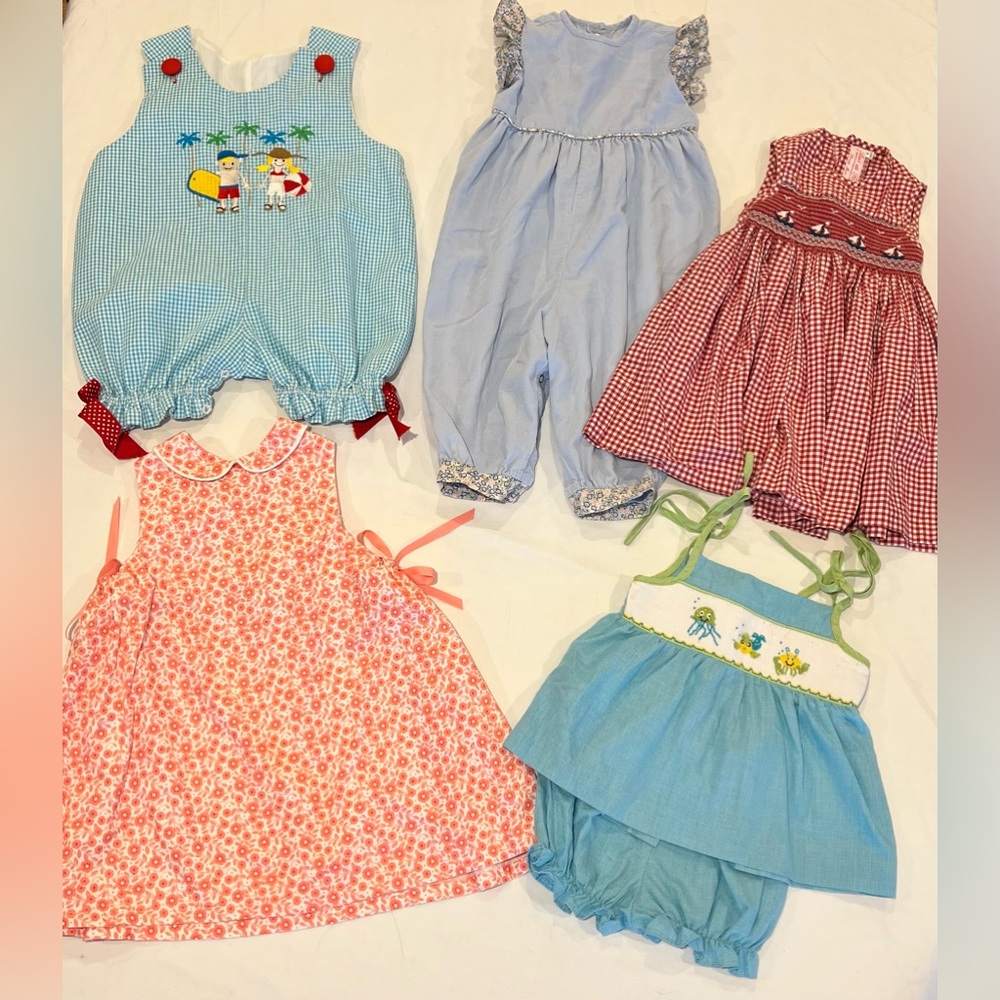 18 month Girls Clothing. Smocked Outfits and Dresses